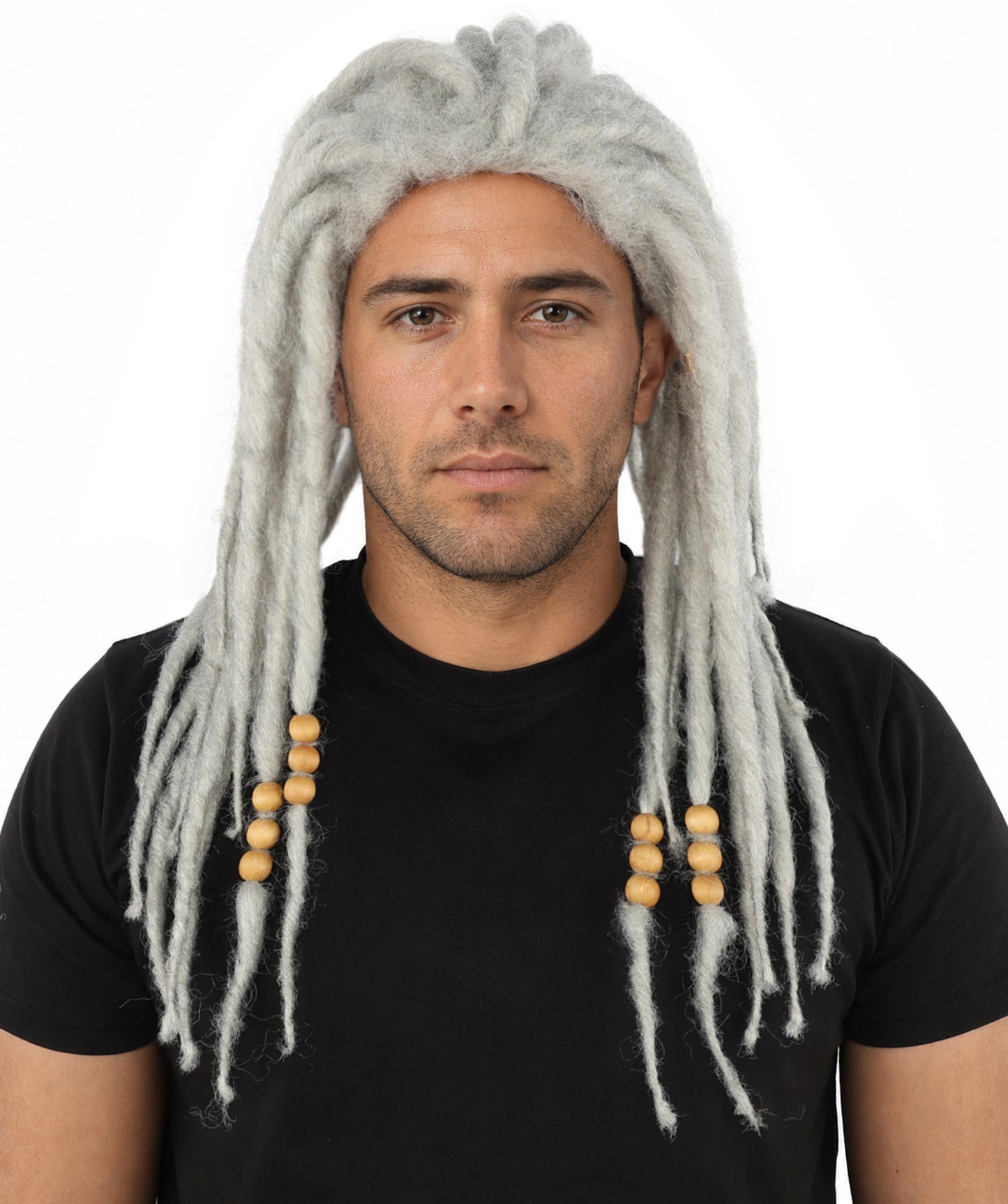 HPO Men’s Blonde Dreadlock Wig | Ideal for Cosplay, Halloween and Themed Parties | 22 Inch Realistic Texture, Adjustable Cap, and Comfortable Fit
