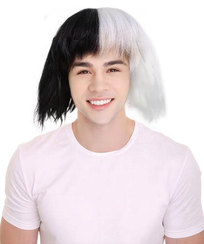 Comedy TV Men's Wig | Halloween Wig | Premium Breathable Capless Cap