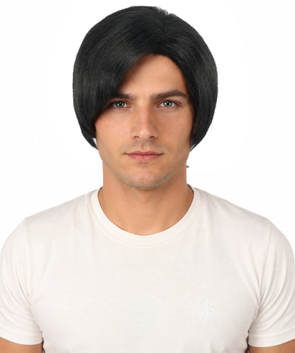 Men's Short Dramatic Texture Wig | Multiple Color Option | undercut, multi-layered messy styling | Halloween, cosplay, drag, theatrical performances, and themed parties