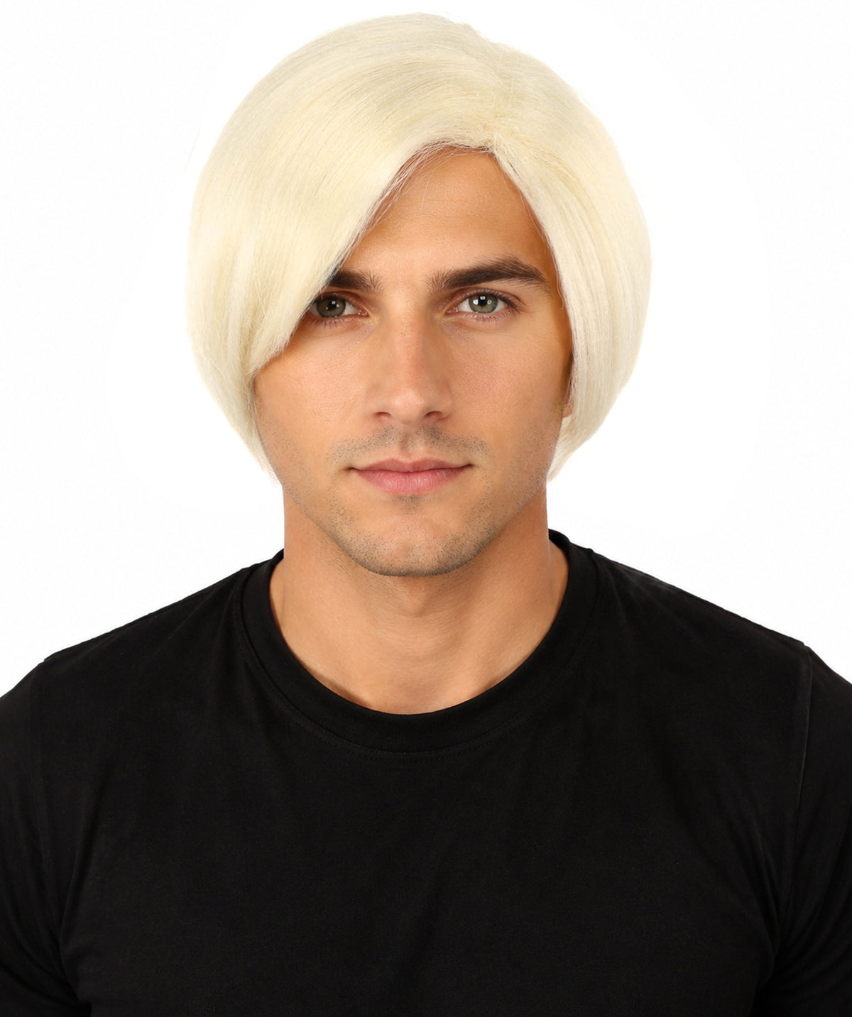 Men's Short Dramatic Texture Wig | Multiple Color Option | undercut, multi-layered messy styling | Halloween, cosplay, drag, theatrical performances, and themed parties