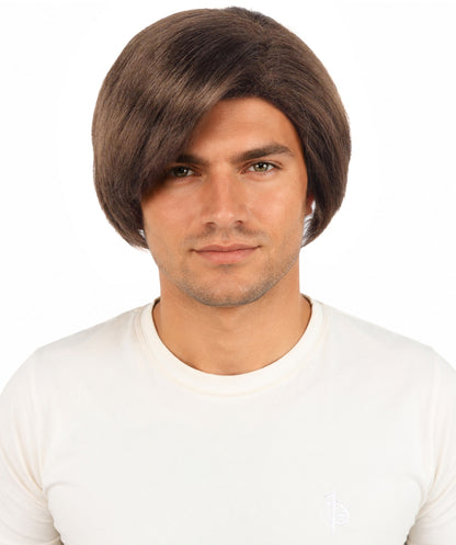 Men's Short Dramatic Texture Wig | Multiple Color Option | undercut, multi-layered messy styling | Halloween, cosplay, drag, theatrical performances, and themed parties
