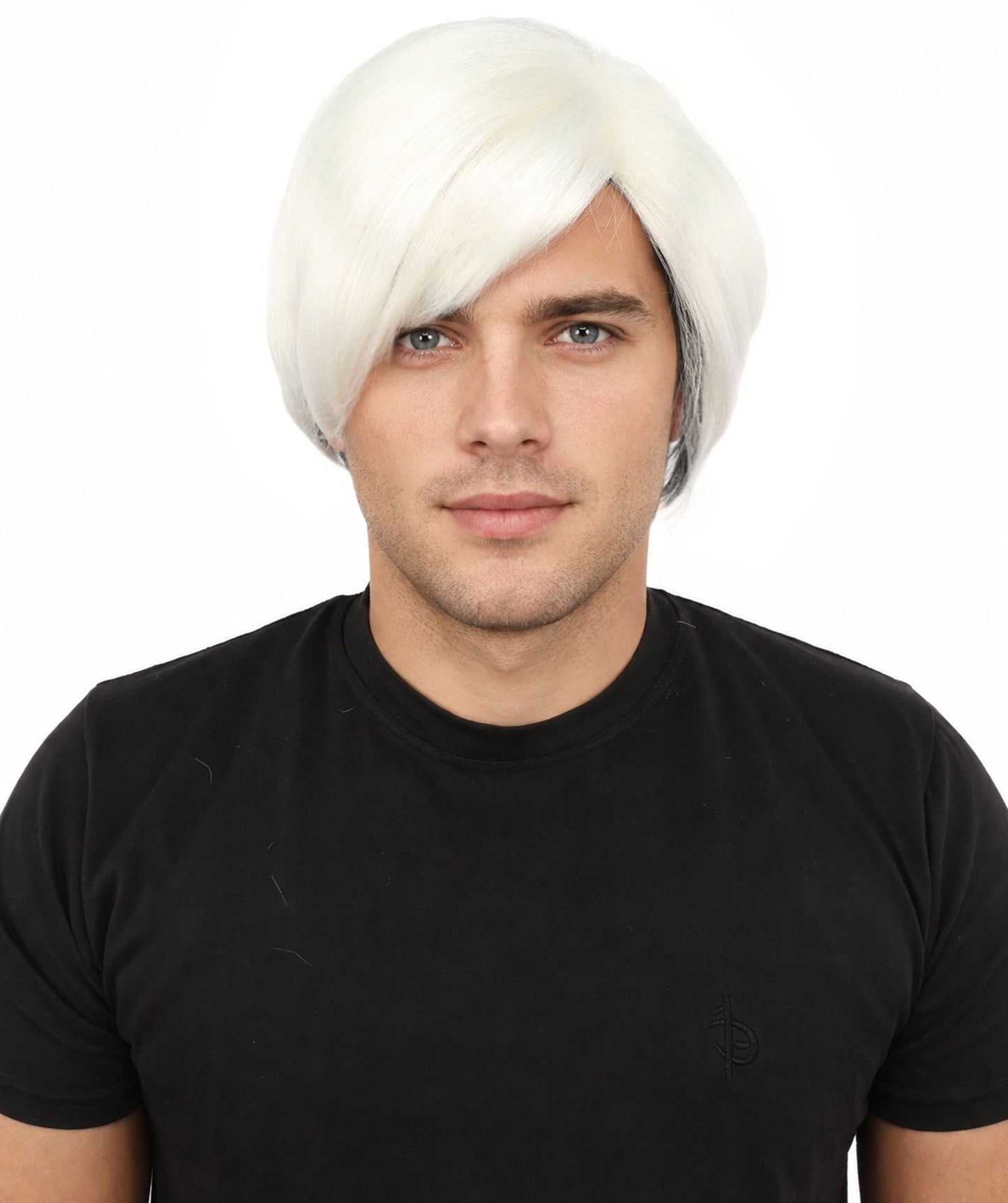 Men's Short Dramatic Texture Wig | Multiple Color Option | undercut, multi-layered messy styling | Halloween, cosplay, drag, theatrical performances, and themed parties