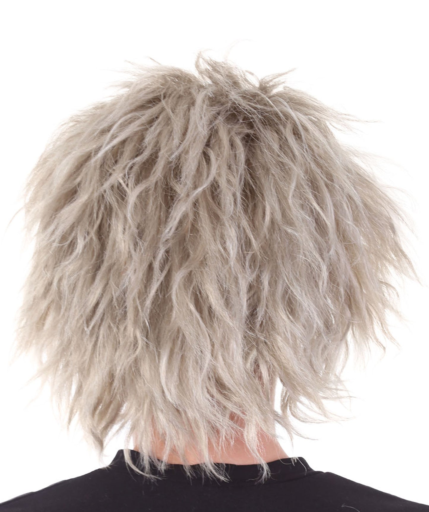 Haunted House TV Mens Wig | White & Grey Celebrity Halloween Wig