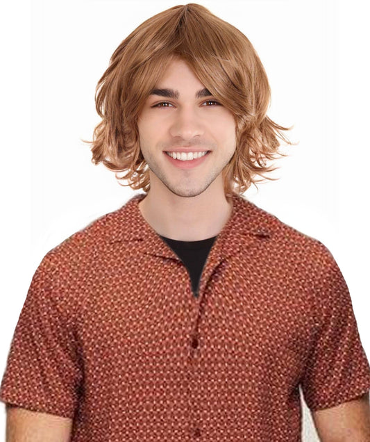 70's Shag Wig | Brown Retro Wig | Premium Breathable Capless Cap