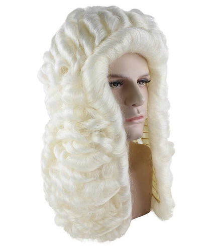 Judge Mens Wig | White Historical Wig