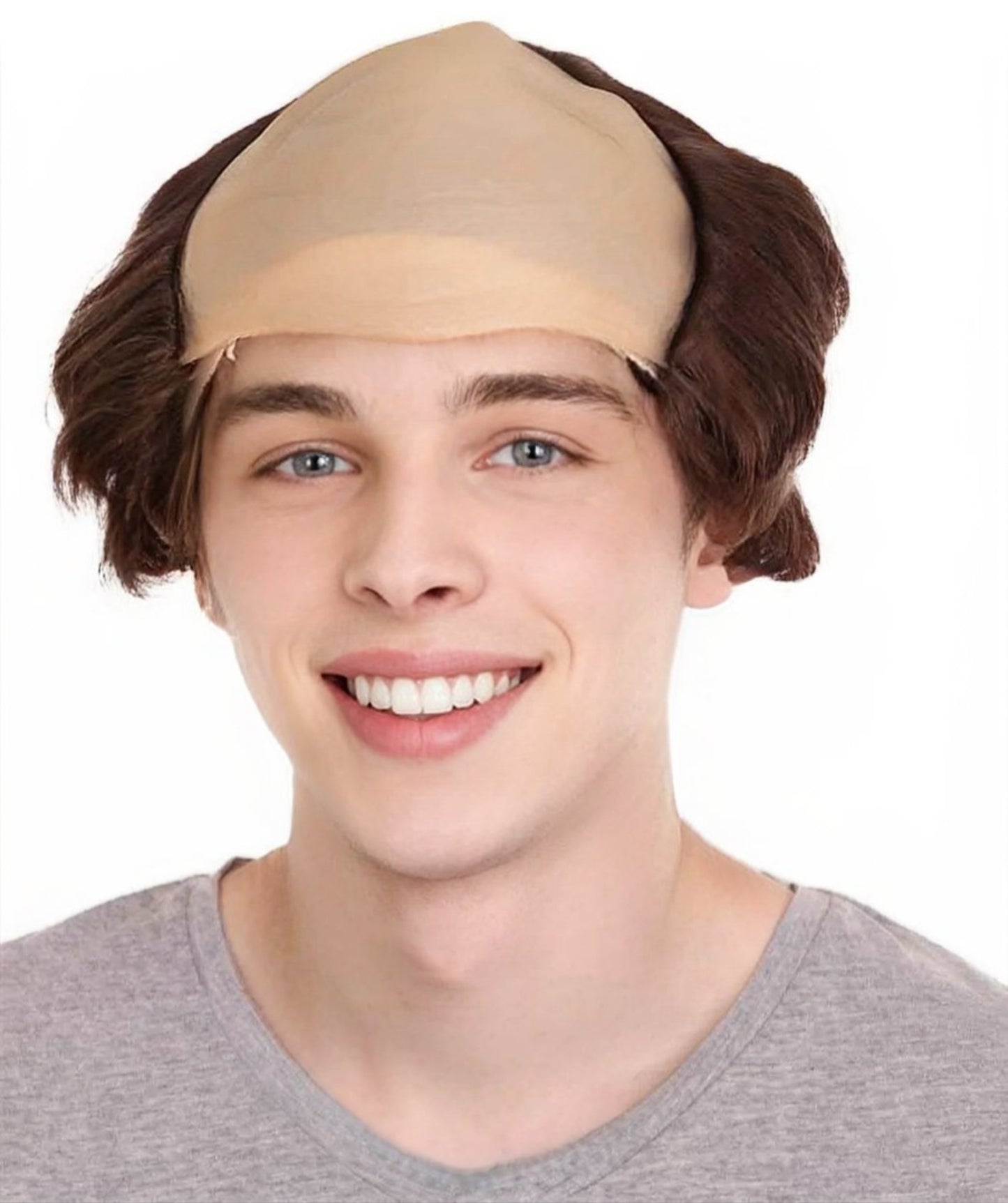 Brown Balding Mens Wig | Wig With Cap