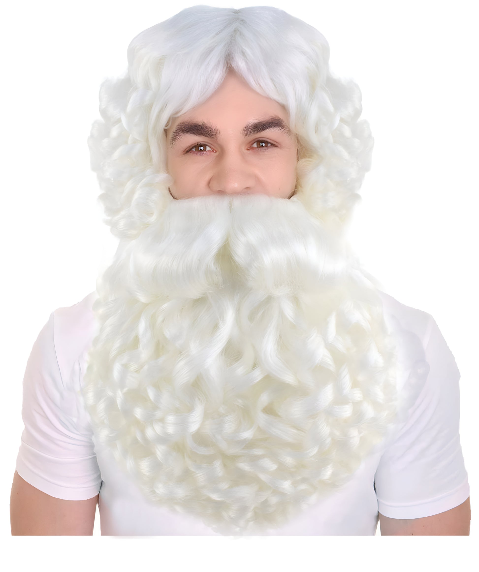 Christmas Santa White Wig and beard