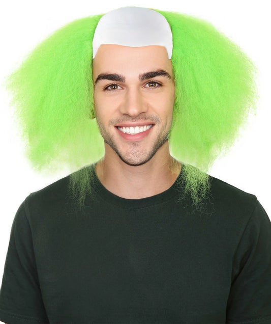 Scary Green Clown Men's Killer Wig | Halloween Wig