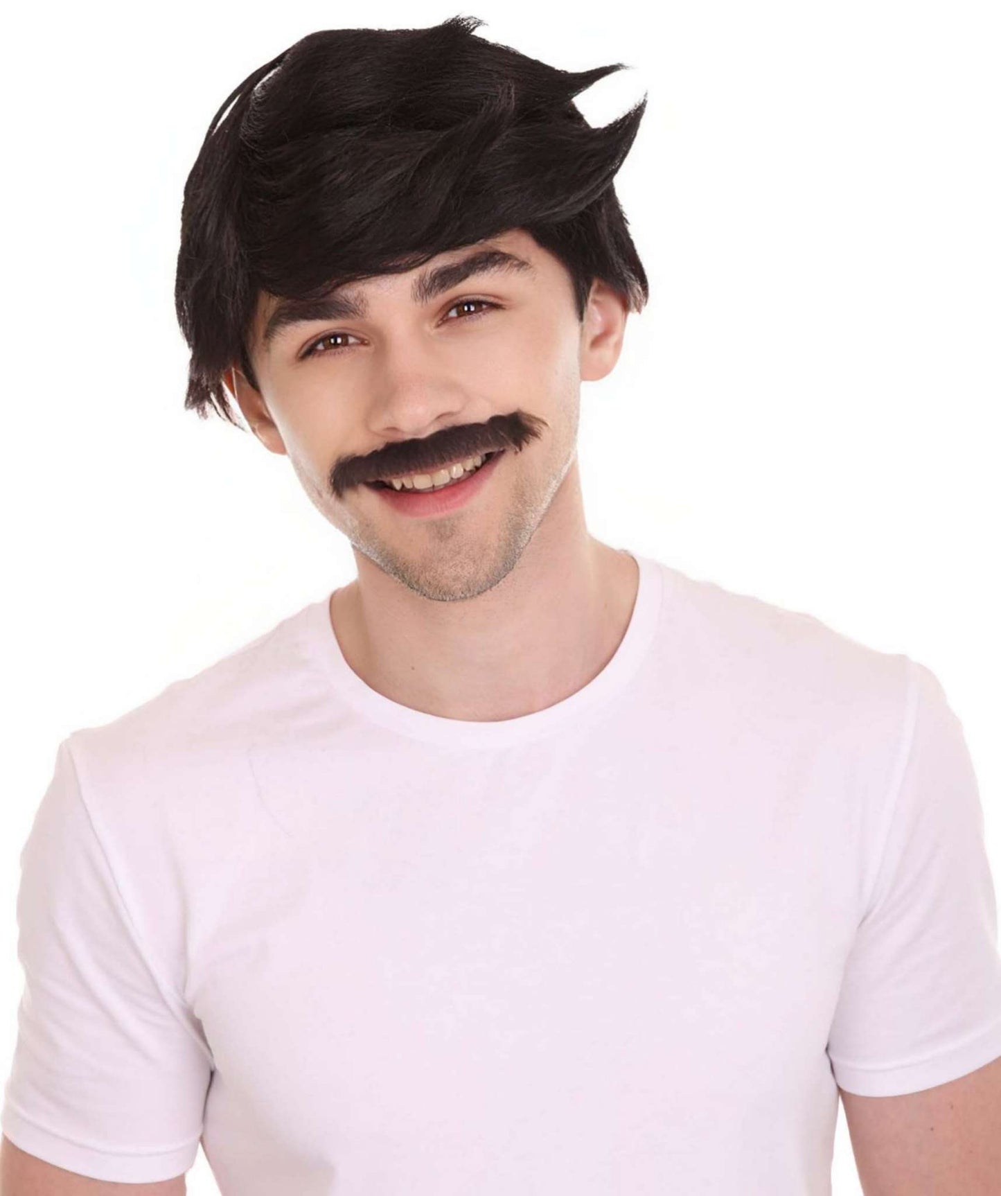 Cartoon Multiple Wig with Mustache Set | TV/Movie Wigs | Premium Breathable Capless Cap