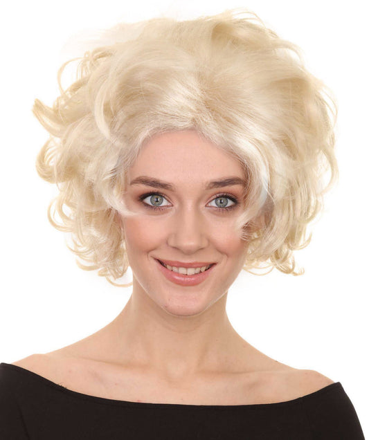 Actress Sexy Wig | Historical Character Blonde Halloween Wigs | Premium Breathable Capless Cap
