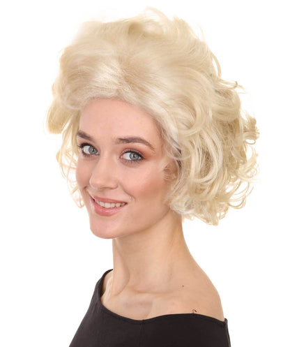 Actress Sexy Wig | Historical Character Blonde Halloween Wigs | Premium Breathable Capless Cap