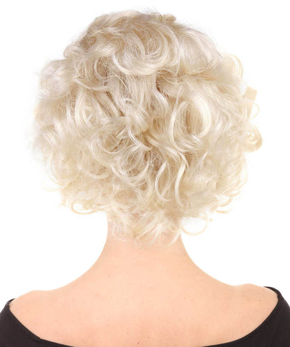 Actress Sexy Wig | Historical Character Blonde Halloween Wigs | Premium Breathable Capless Cap