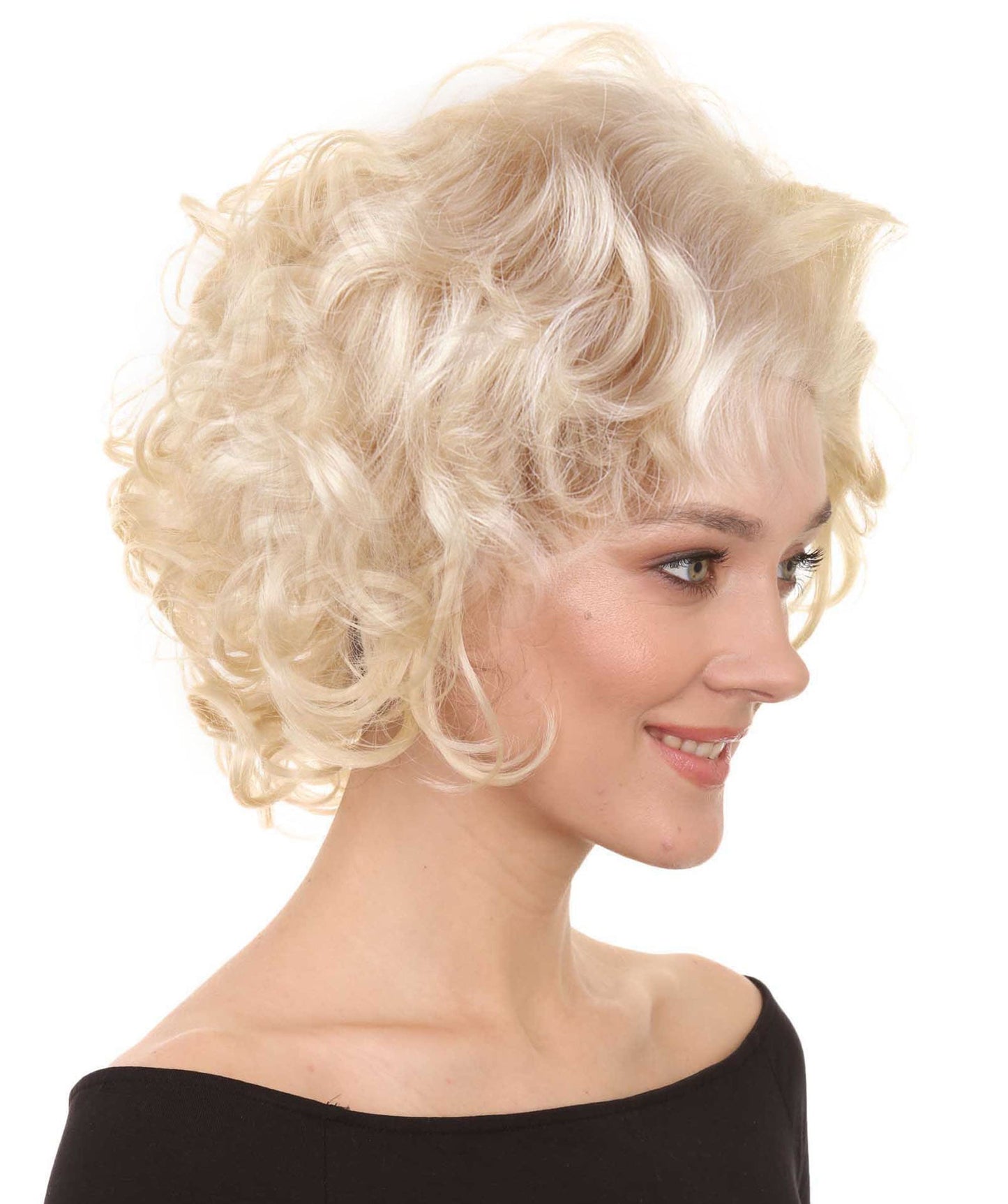 Actress Sexy Wig | Historical Character Blonde Halloween Wigs | Premium Breathable Capless Cap