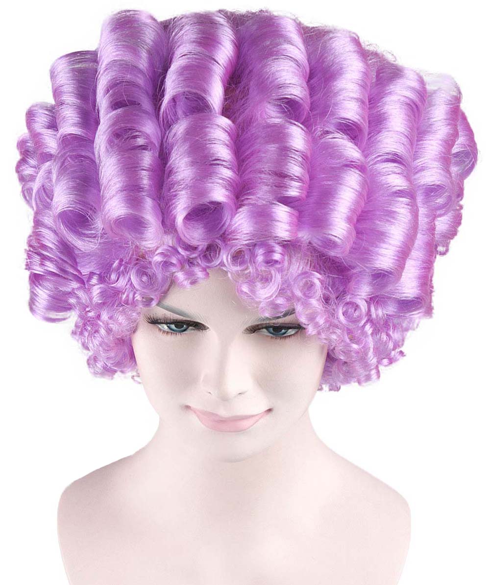 HPO Women's Anime Curls Wig | Halloween Wig Multiple Colors Option | Premium Breathable Capless Cap