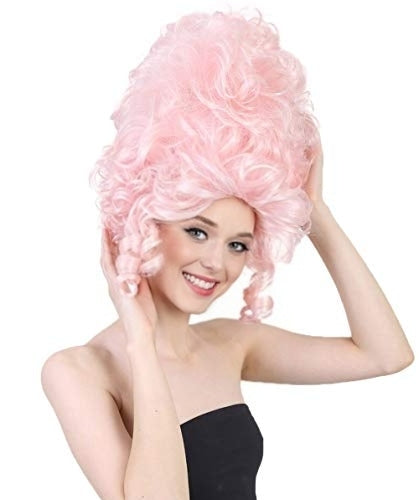 Rococo Style French Revolution Womens Wig  | Queen Character Halloween Wig | Premium Breathable Capless Cap