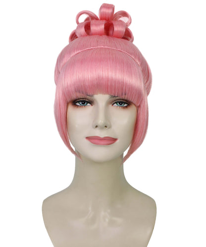 HPO  Women's Halloween Animated Lucy Updo Wig | Multiple Color Options