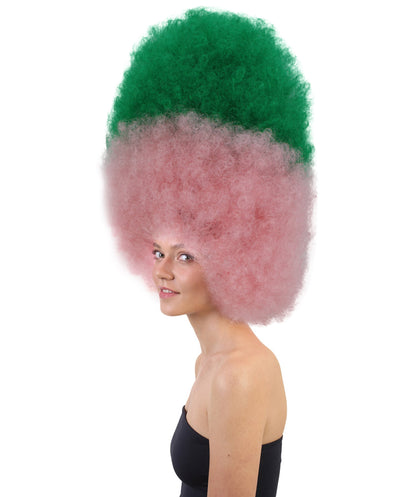 Super Sized Jumbo Afro Wig  Multiple Color | Halloween Party Online |  Flame Retardant Synthetic Fiber