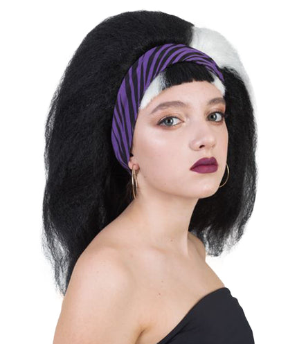 Adult women Multicolor Wig,Flame-retardant Synthetic Fiber | Premium Breathable Capless Cap