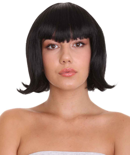 Female Vampire Wig | Black Vampire Wigs | Premium Breathable Capless Cap