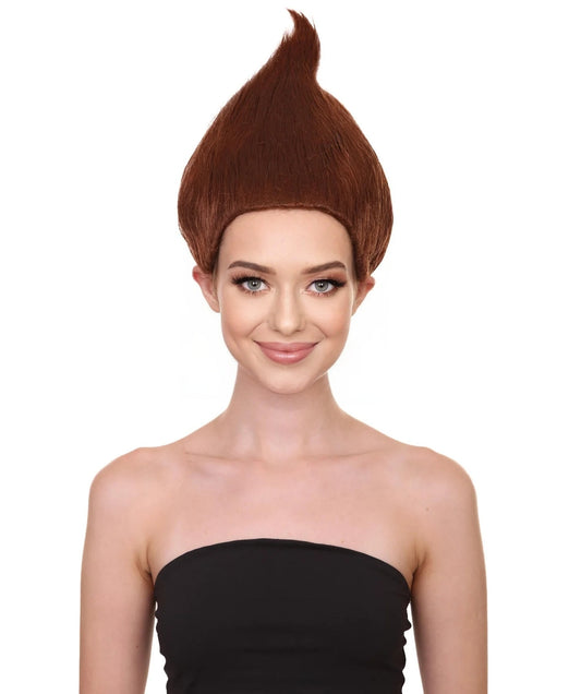 Women's Dwarf Wigs Dark Brown | Premium Breathable Capless Cap
