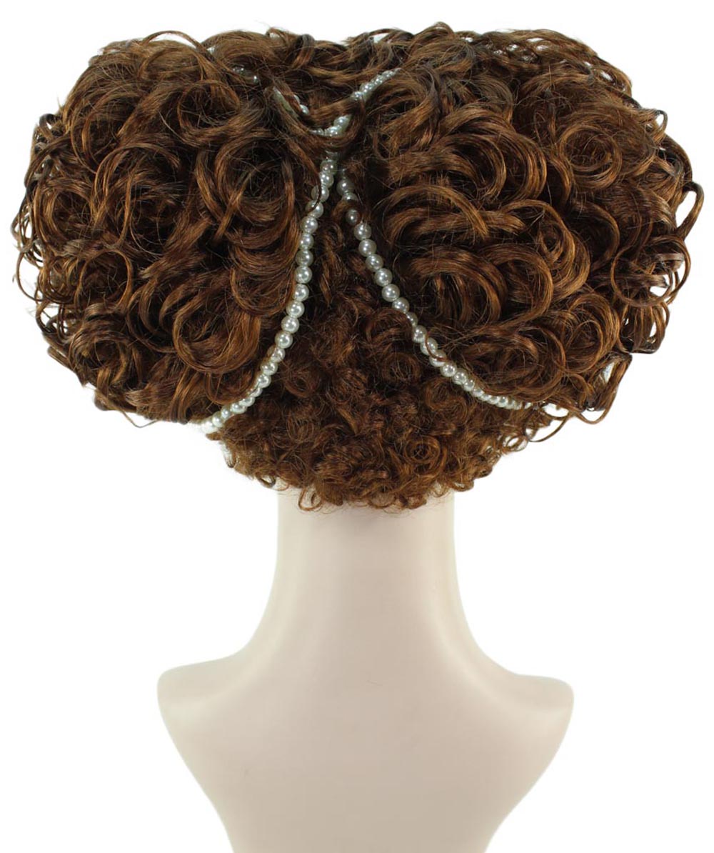 Womens Renaissance Lady Wig | Super Size Historical Brown Wig