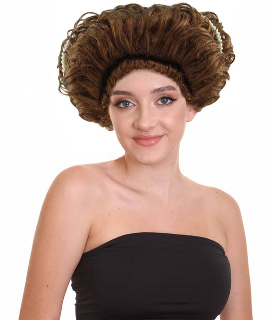 Womens Renaissance Lady Wig | Super Size Historical Brown Wig