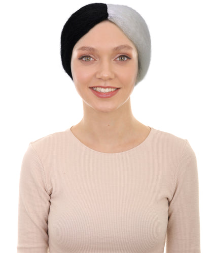 Old Lady Grey Wig | Grandma Character Party Fancy Halloween Wig | Premium Breathable Capless Cap