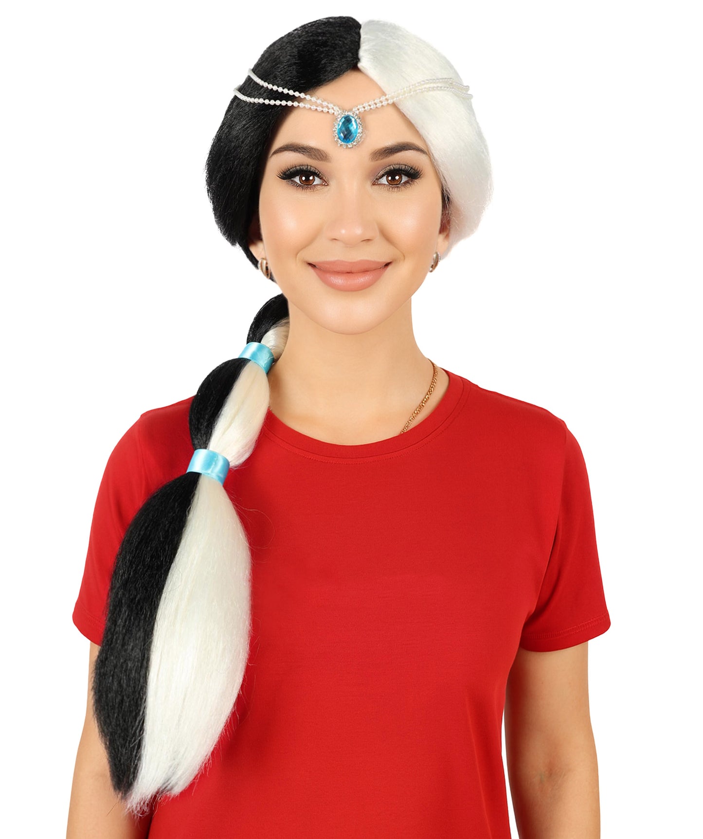 Womens Princess  Braided Wig | Black TV/Movie Wigs | Premium Breathable Capless Cap