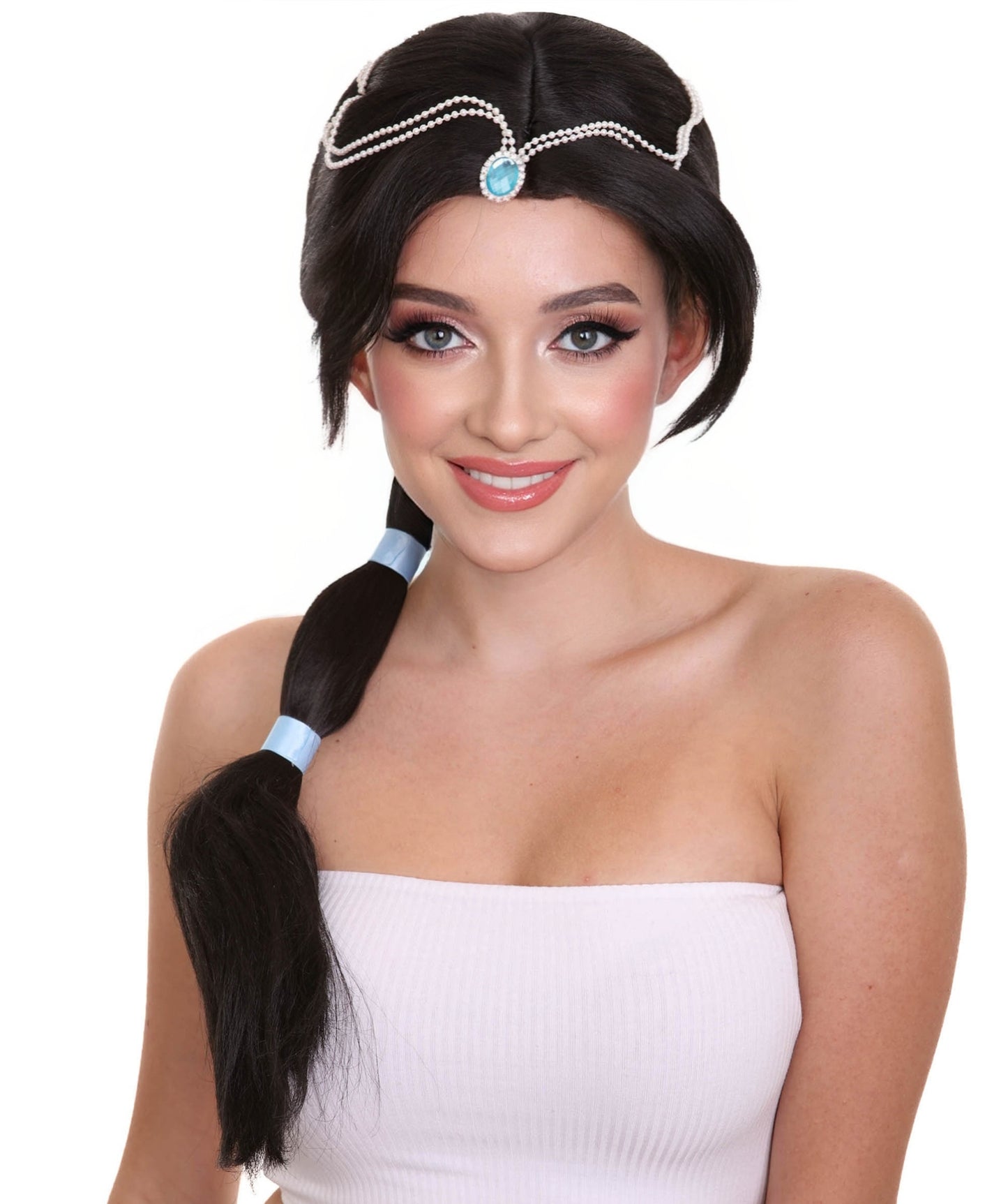 Womens Princess  Braided Wig | Black TV/Movie Wigs | Premium Breathable Capless Cap