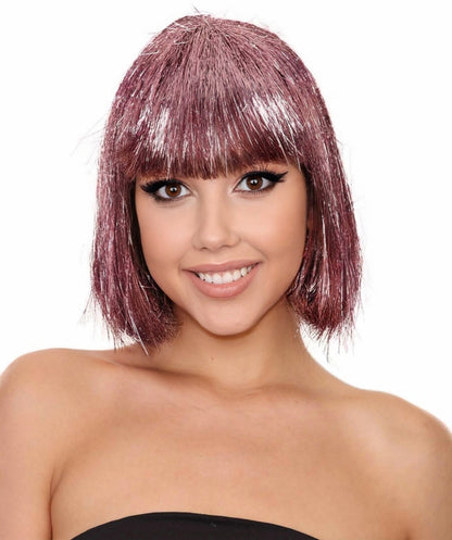 Women's Tinsel Bob Wig Collection | Multiple Color Options