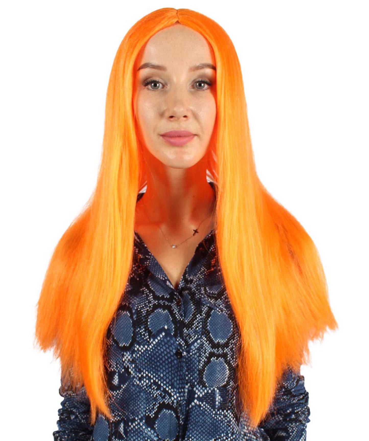 HPO Women's Evil Bride ,Adult Women's Wig Collections, Horror Ghostly Halloween Wig, Premium Breathable Capless Cap