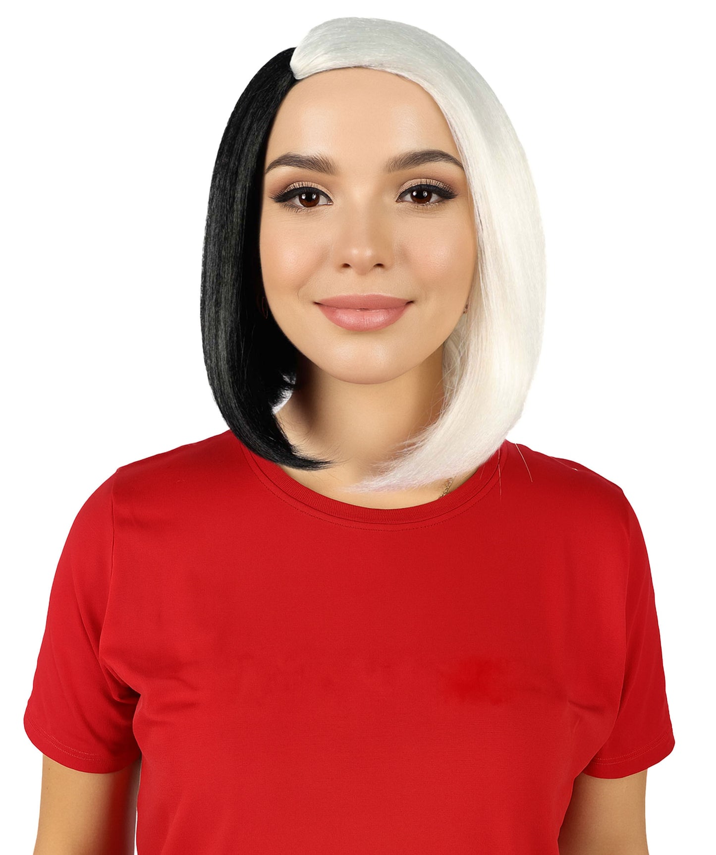 Introverted Bob | Women's Rose Multiple Color Straight Shoulder Length Trendy Introverted Bob Wig