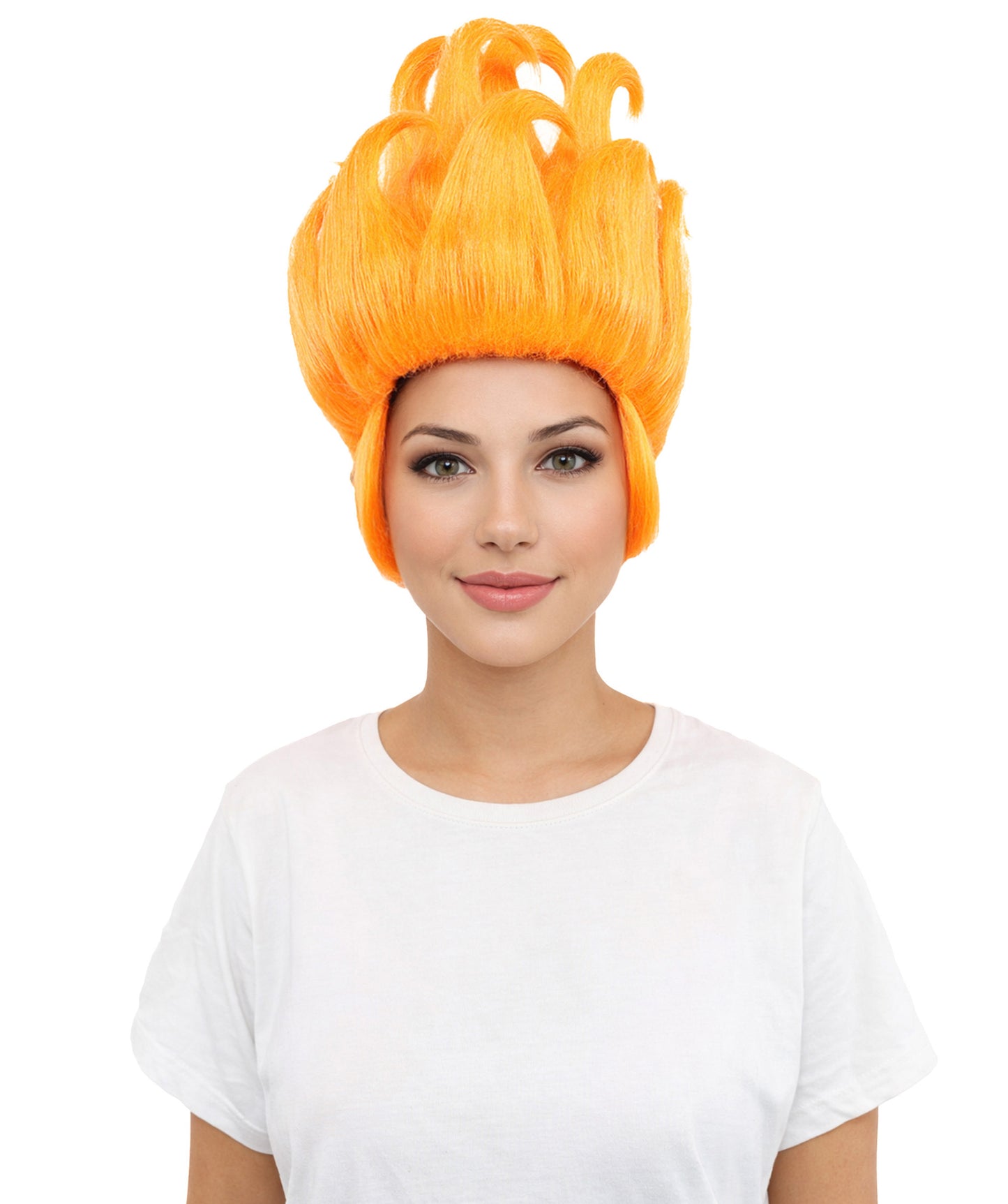HPO Multiple color Sea Witch Wig – Curly Tentacle-Inspired Fancy Dress Wig for Women – Ocean Sorceress Cosplay Hair