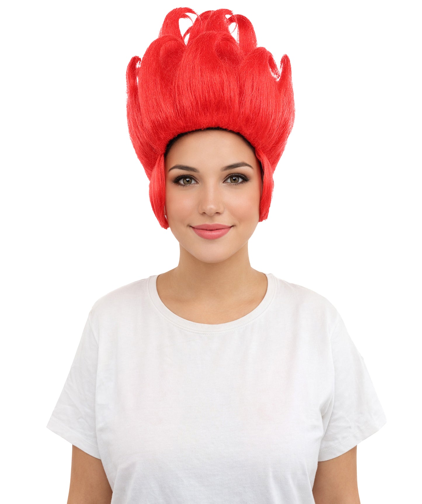 HPO Multiple color Sea Witch Wig – Curly Tentacle-Inspired Fancy Dress Wig for Women – Ocean Sorceress Cosplay Hair
