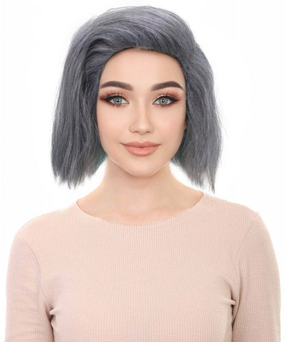 Adult Women's 10" Inch Short Length Halloween Cosplay Ombre Pop Star Fireworks Costume Wig, Synthetic Soft Fiber Hair | Multicolor Options | HPO