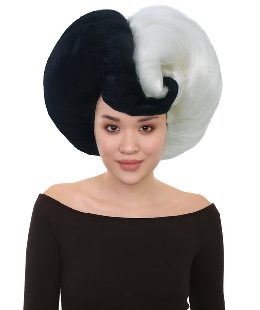 Unisex Drag Queen Multicolor Bouffant Wig | Non-flammable Synthetic Fiber Wig