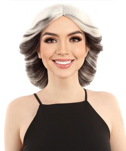 HPO Women’s Animated Cartoon Musical Movie Abuela Wig | Multiple colour Streaks