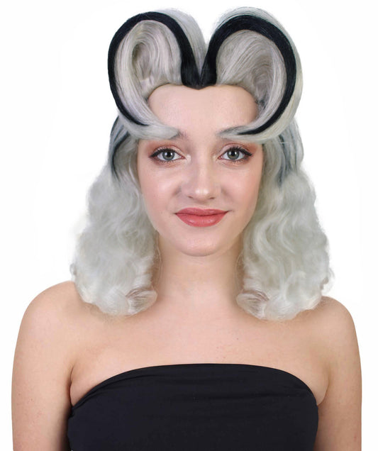 Adult Women's Drag Queen Artist Realistic Wig | Perfect for Halloween | Flame-retardant Synthetic Fiber