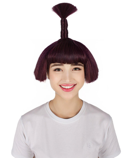 HPO Women's Lt.Brown Extended High Ponytail Wig| Halloween Wig| Flame-retardant Synthetic Fiber