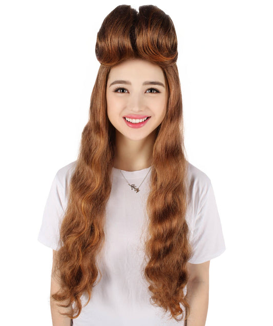 HPO Women's Redhead Long Wig| Perfect for Fancy | Flame-retardant Synthetic Fiber