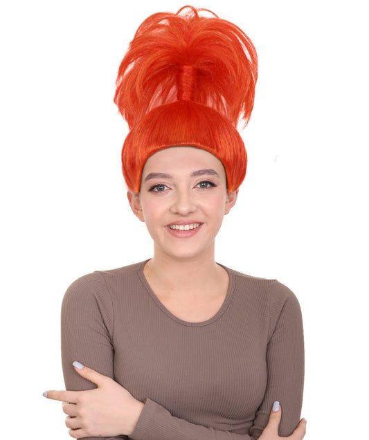 Animated Movie Character Emotion Orange Wig