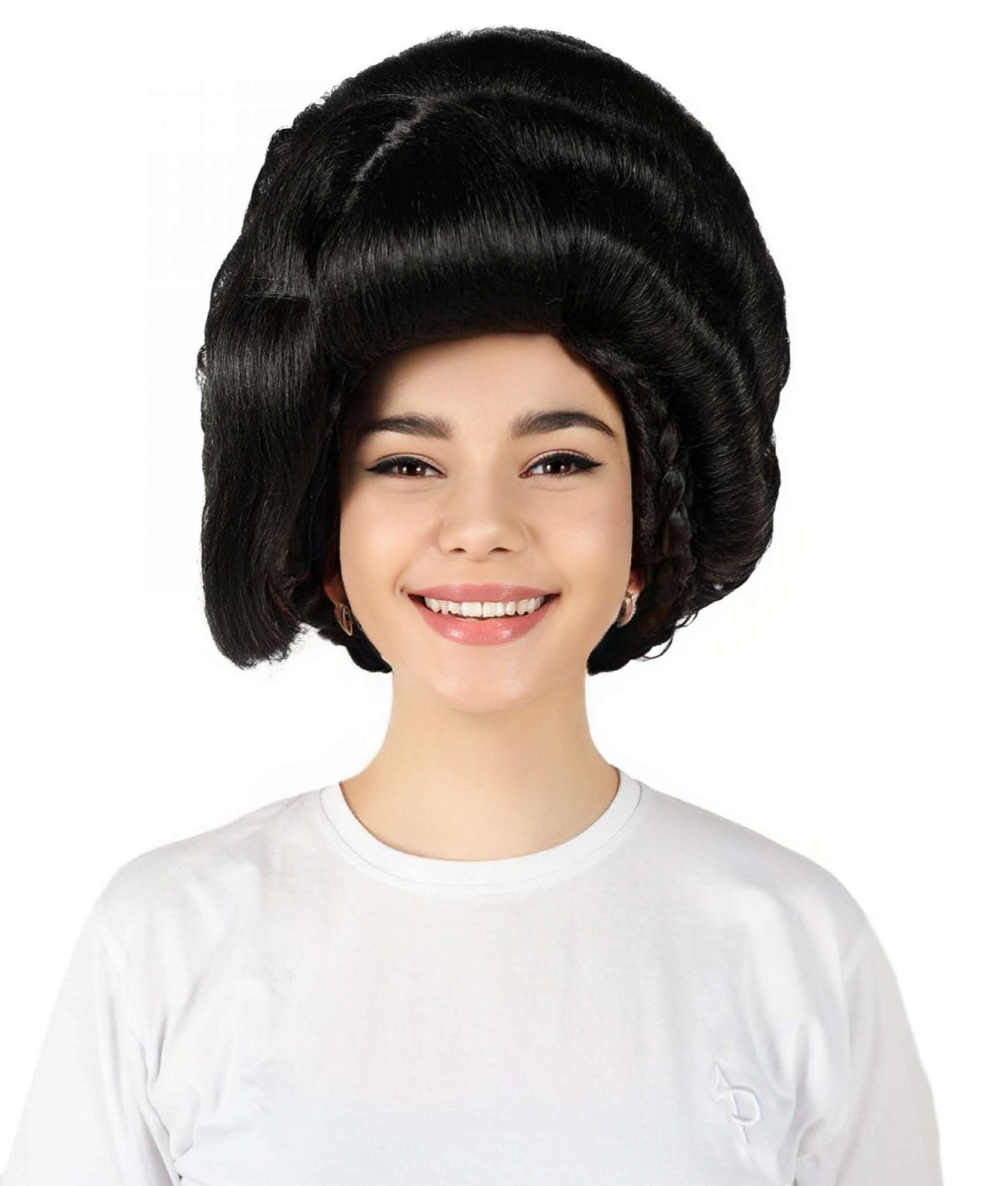 HPO Women's Dramatic Drag Queen High Updo Wig I Flame-retardant Synthetic Fiber