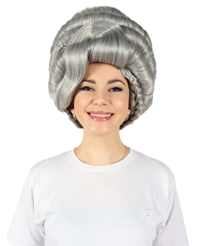 HPO Women's Dramatic Drag Queen High Updo Wig I Flame-retardant Synthetic Fiber