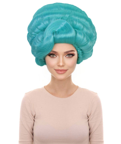 HPO Women's Dramatic Drag Queen High Updo Wig I Flame-retardant Synthetic Fiber