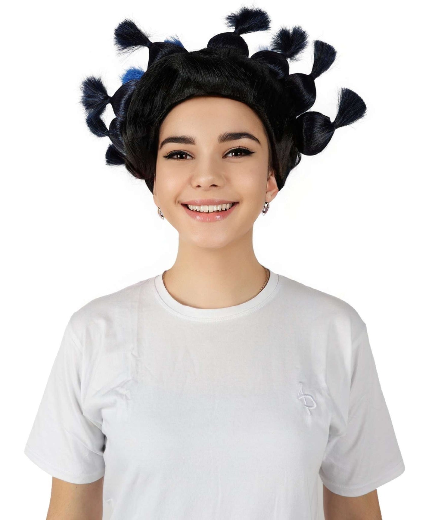 HPO Women's Dramatic Elegant Updo Bun Wig | Multiple color options | Flame-retardant Synthetic Fiber