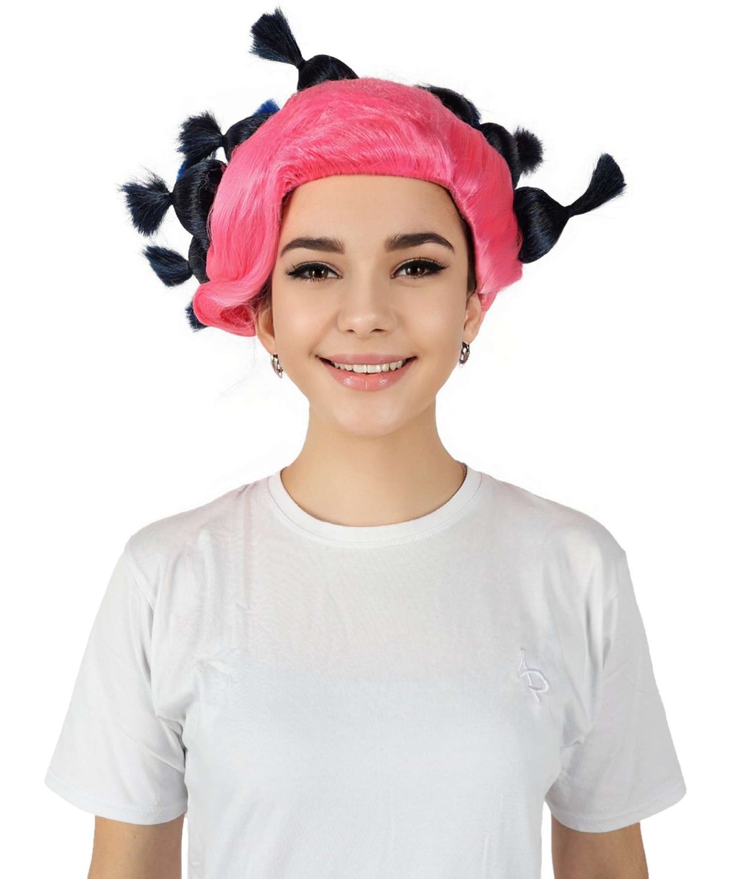 HPO Women's Dramatic Elegant Updo Bun Wig | Multiple color options | Flame-retardant Synthetic Fiber