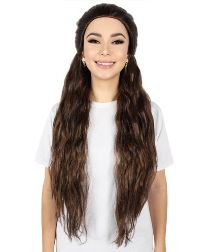 HPO Adult Women Enchanta wig with Mahogany Brown forehead for Cosplay, Parties and Everyday Enchantment