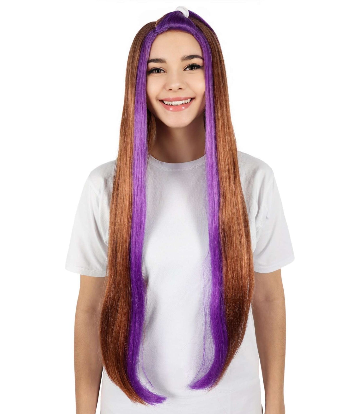 HPO Women's Fashion Doll Straight Multiple Wig | For Party and Halloween | Flame-retardant Synthetic Fiber | Premium Breathable Capless Cap |