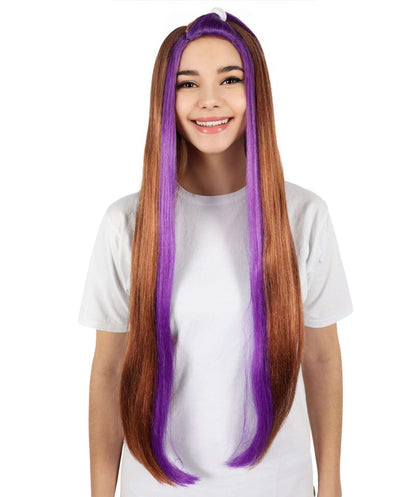 HPO Women's Fashion Doll Straight Multiple Wig | For Party and Halloween | Flame-retardant Synthetic Fiber | Premium Breathable Capless Cap |