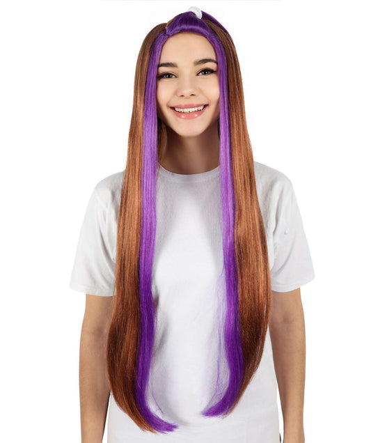 HPO Women's Fashion Doll Straight Multiple Wig | For Party and Halloween | Flame-retardant Synthetic Fiber | Premium Breathable Capless Cap |